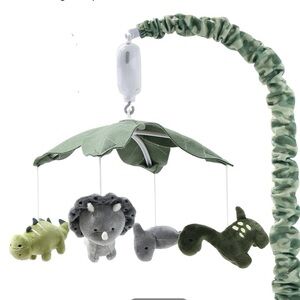 The Peanutshell Dinosaur Musical Mobile for Baby Crib Nursery Decor 0-5 Months